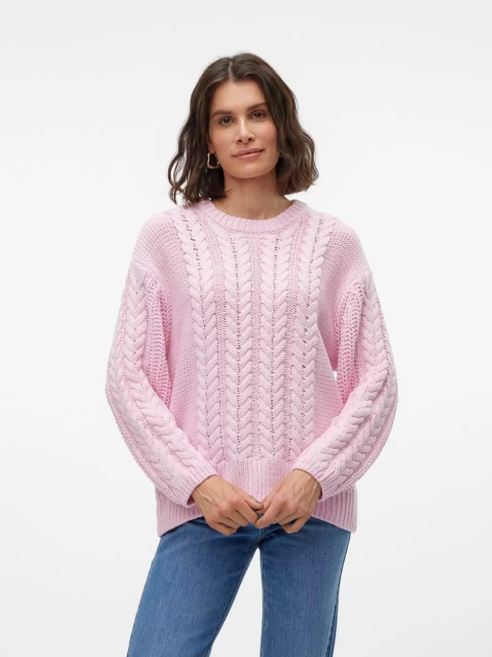 Stickat^VERO MODA VMSVEACABLE Pullover Sweet Dreams
