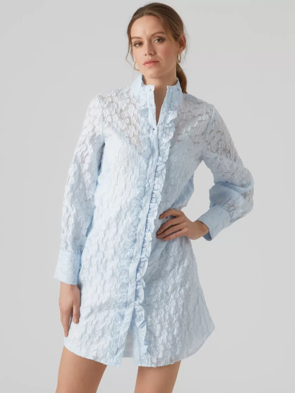 Klänningar^VERO MODA VMSYLVIA Kort Klänning Cashmere Blue