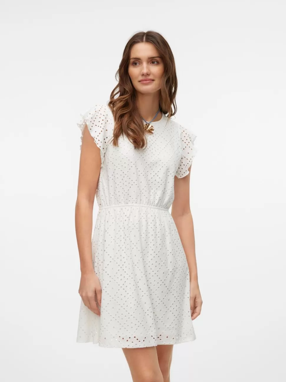 Klänningar | Basics^VERO MODA VMTASSA Kort Klänning Snow White