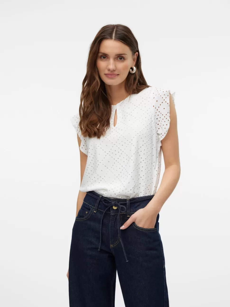 Toppar | Basics^VERO MODA VMTASSA Topp Snow White