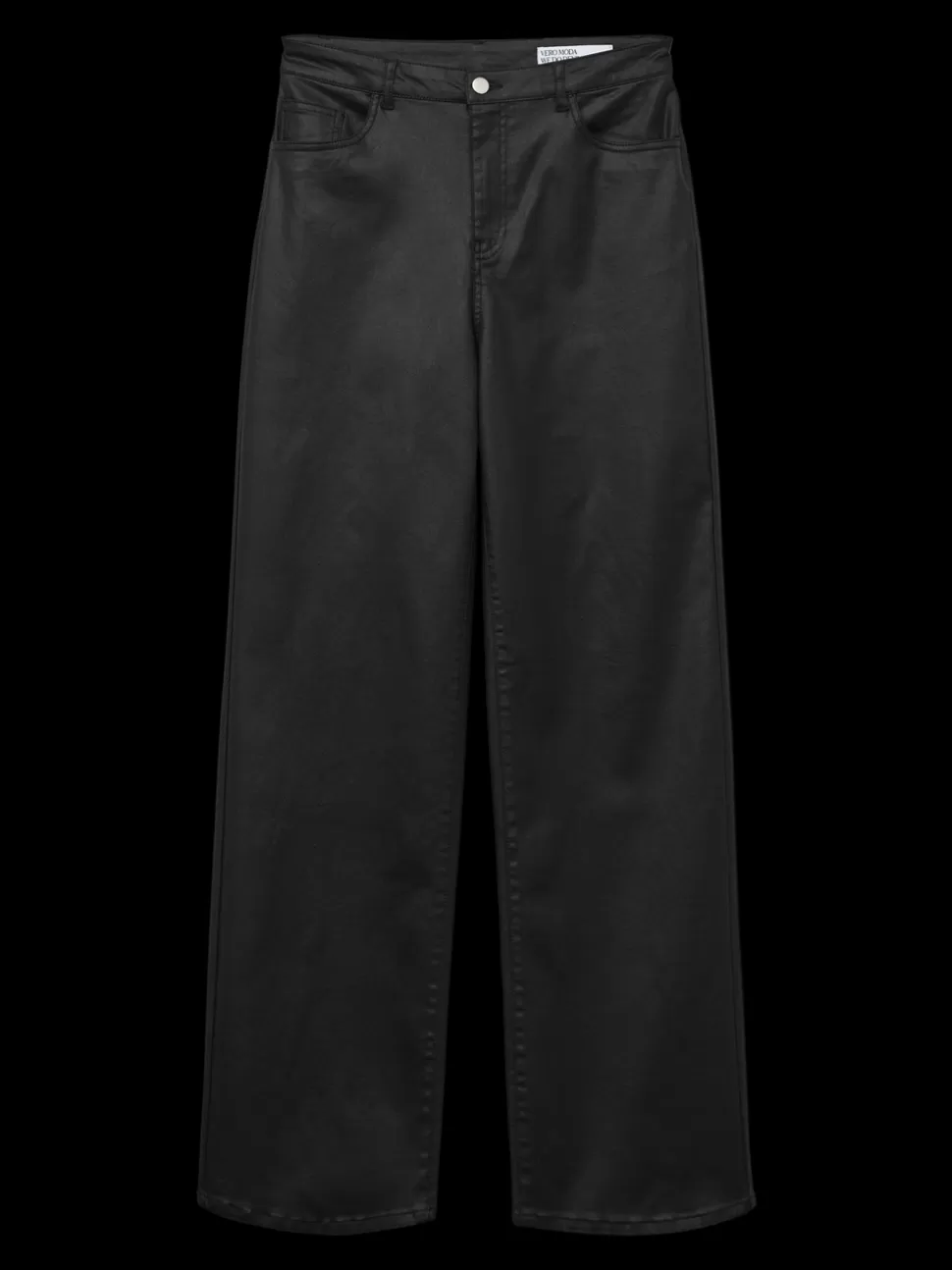 Byxor^VERO MODA VMTESSA Hög Midja Byxor Black