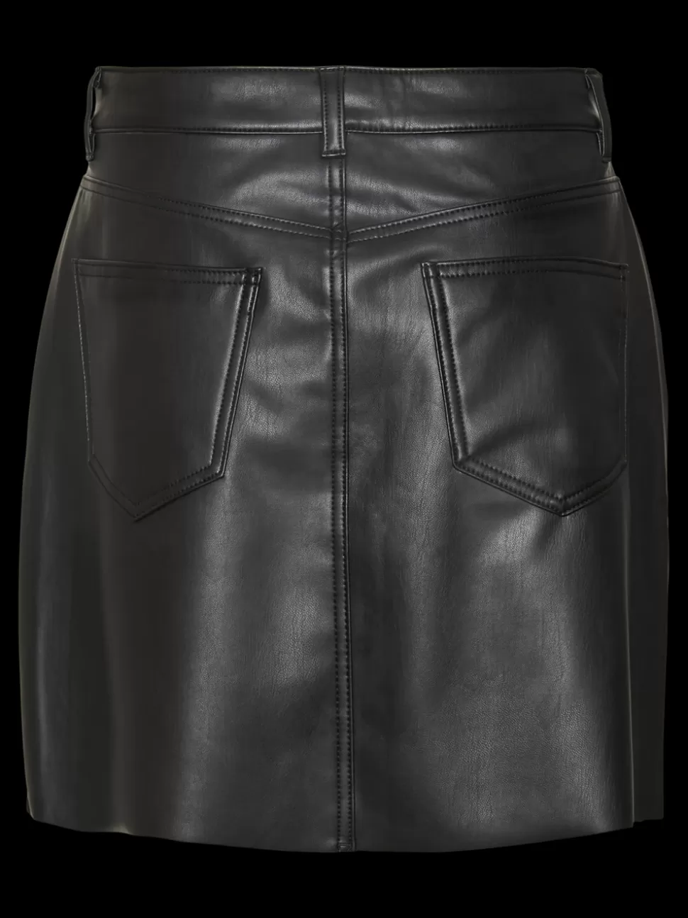 Kjolar^VERO MODA VMTESSA Hög Midja Kort Kjol Black