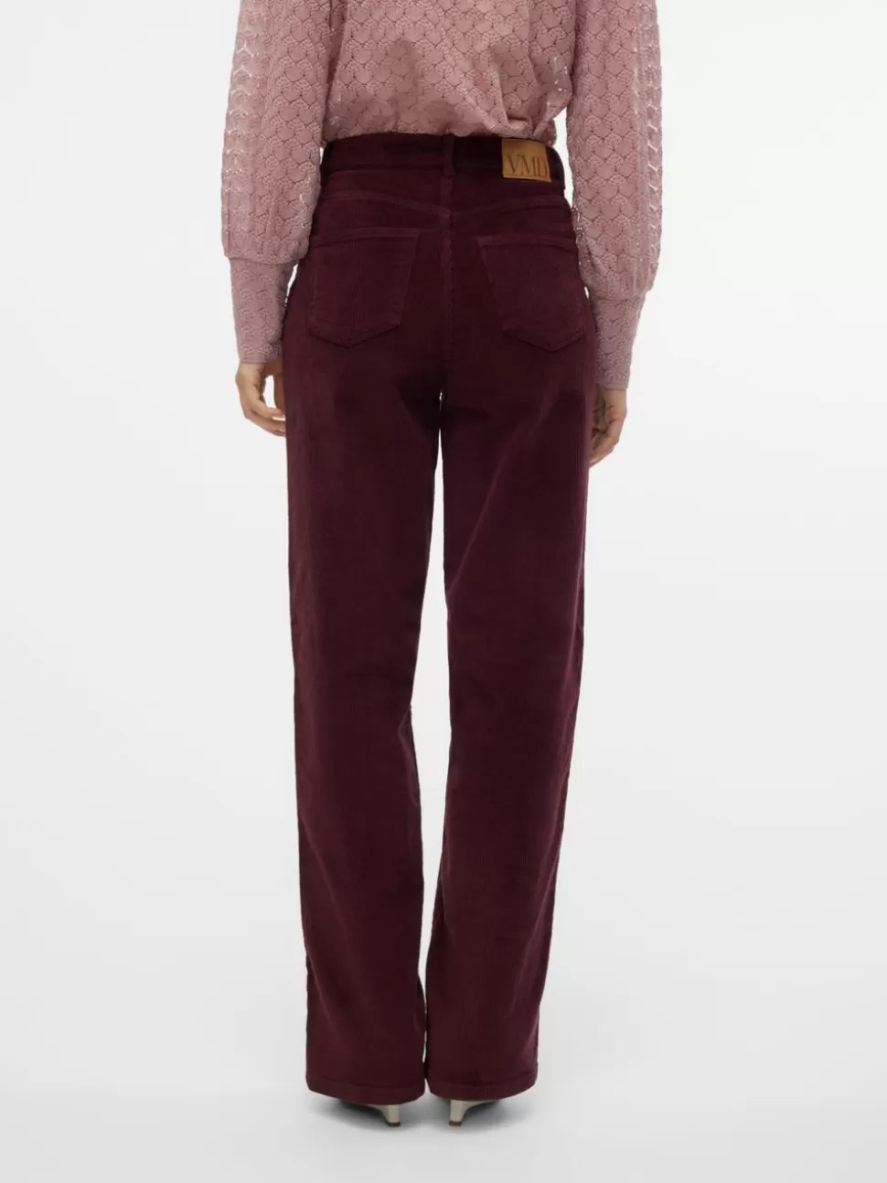 Jeans^VERO MODA VMTESSA Hög Midja Vid Passform Jeans Winetasting