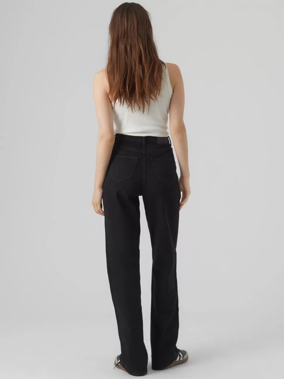 Jeans | Basics^VERO MODA VMTESSA Hög Midja Vid Passform Jeans Black