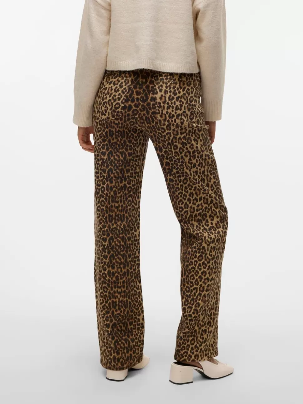 Jeans^VERO MODA VMTESSA Hög Midja Vida Ben Jeans Silver Mink