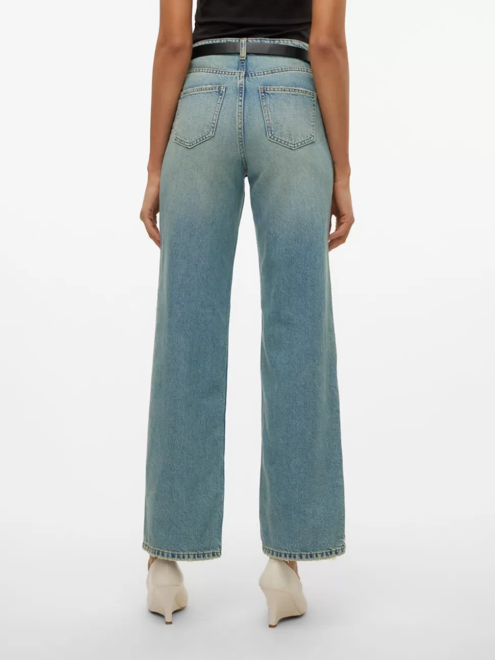 Jeans^VERO MODA VMTESSA Vid Passform Jeans Medium Blue Denim