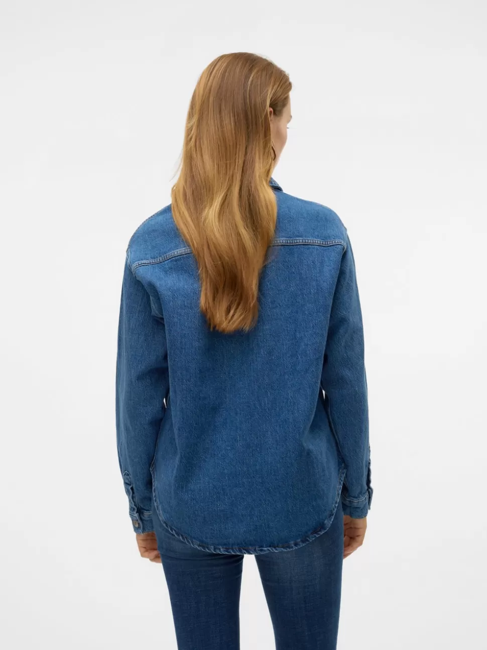 Skjortor | Toppar^VERO MODA VMTESSIE Denimskjorta Medium Blue Denim