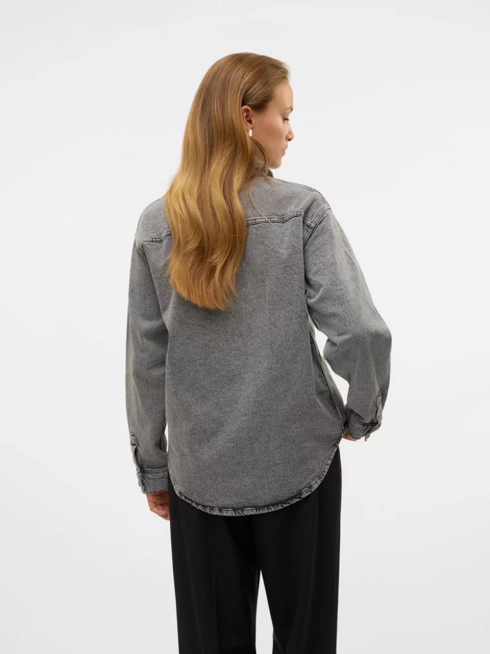 Skjortor | Toppar^VERO MODA VMTESSIE Denimskjorta Medium Grey Denim