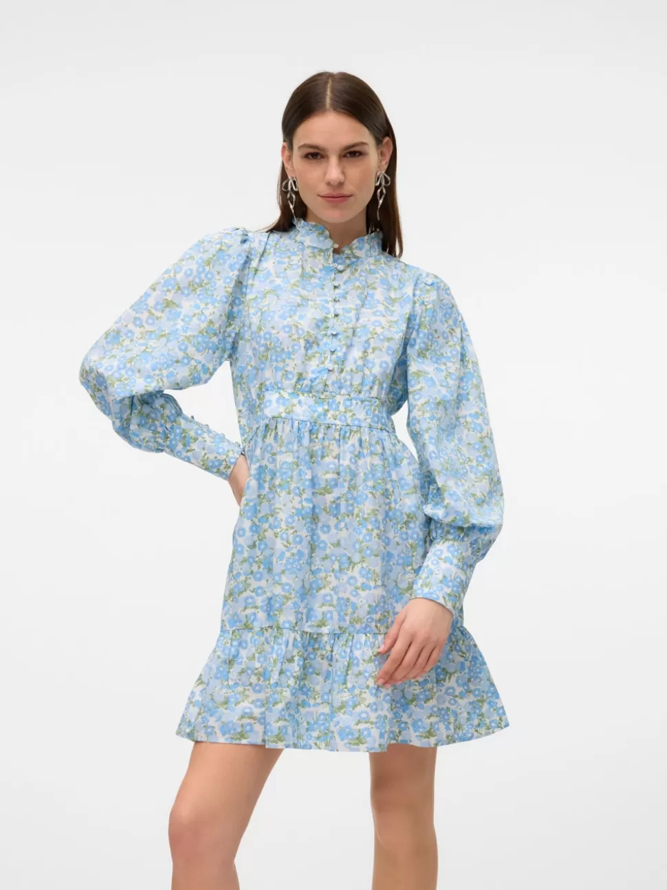 Klänningar^VERO MODA VMTHEKLA Kort Klänning Skyway