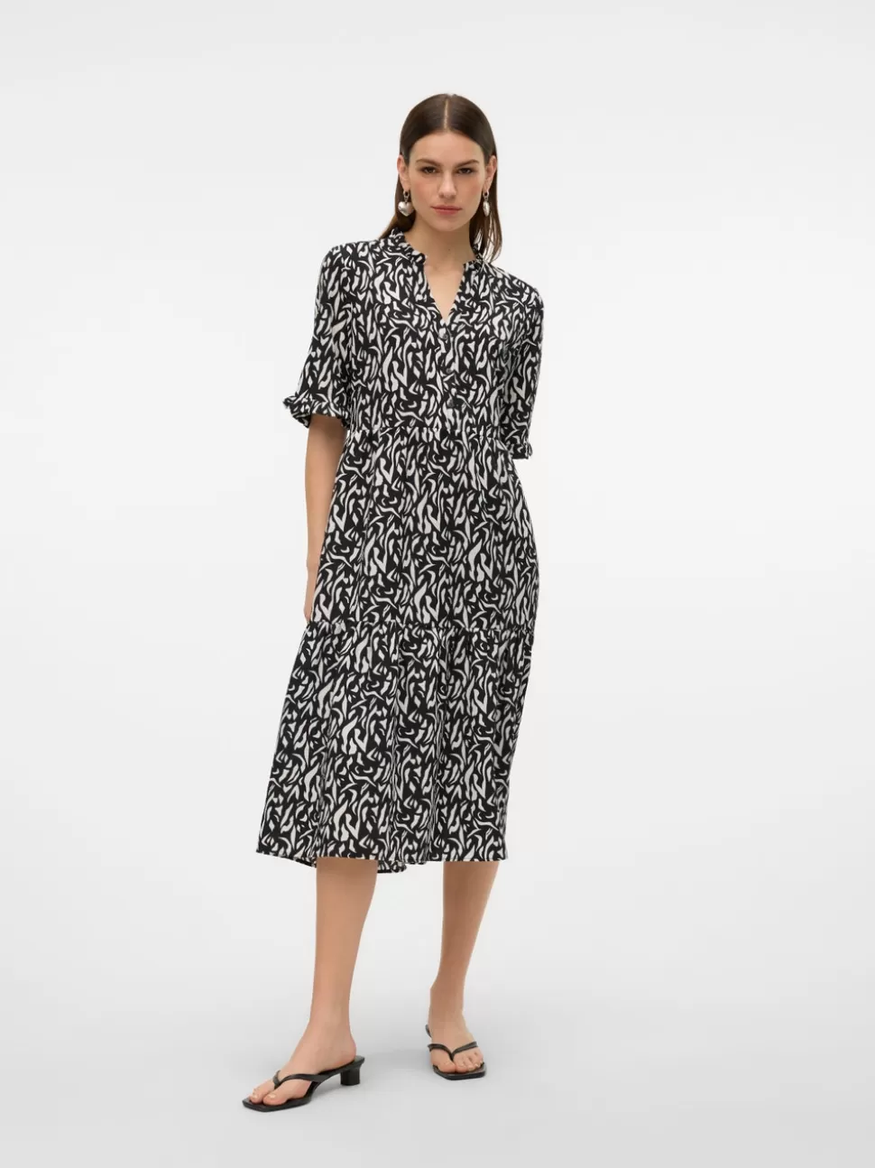Klänningar^VERO MODA VMTILDA Lång Klänning Black