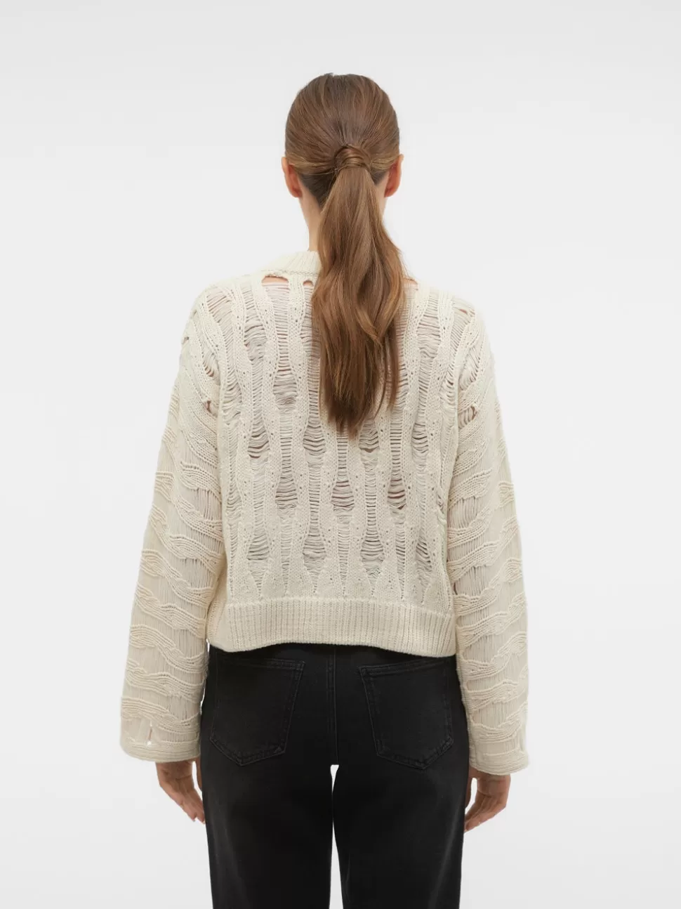 Stickat^VERO MODA VMTORN Pullover Birch