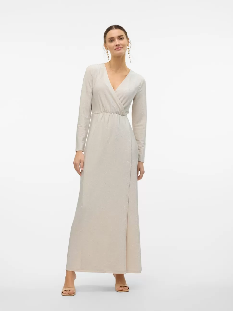 Klänningar | Festkläder^VERO MODA VMTRACY Lång Klänning Buttercream