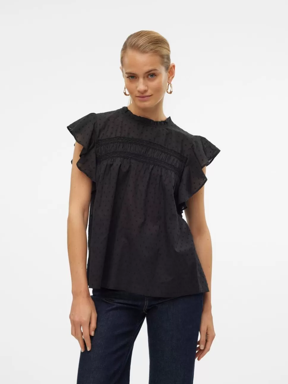 Basics | Toppar^VERO MODA VMTRINE Topp Black