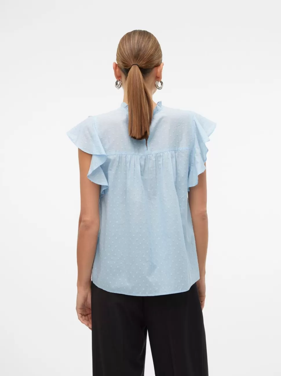 Toppar^VERO MODA VMTRINE Topp Cashmere Blue