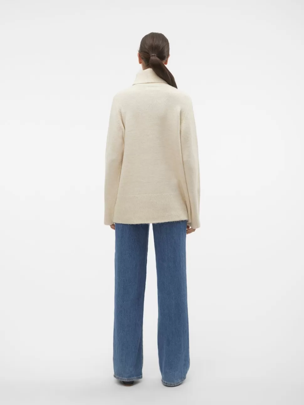 Stickat^VERO MODA VMUNIQUE Pullover Birch