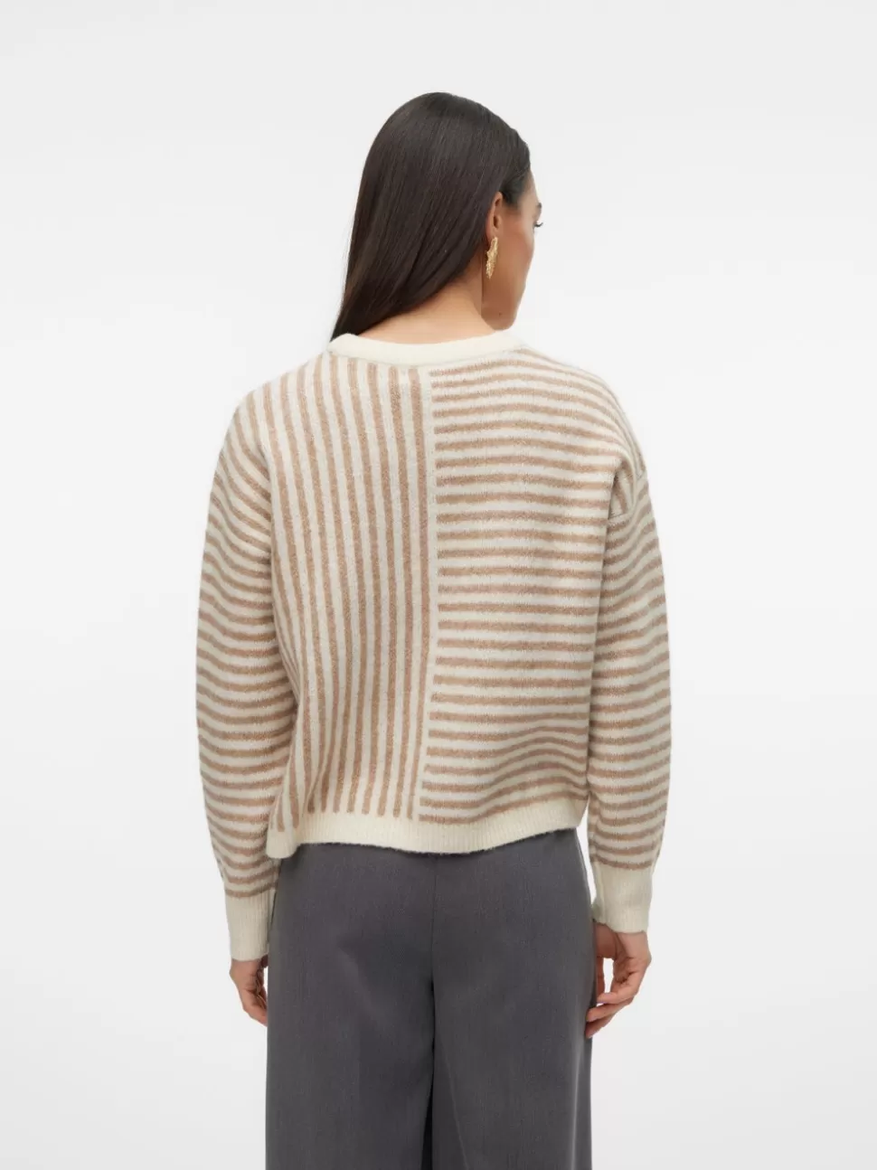 Stickat^VERO MODA VMURANUS Pullover Birch
