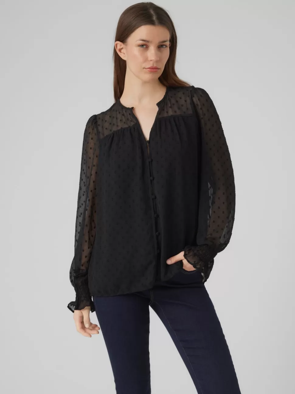 Toppar^VERO MODA VMVALA Topp Black