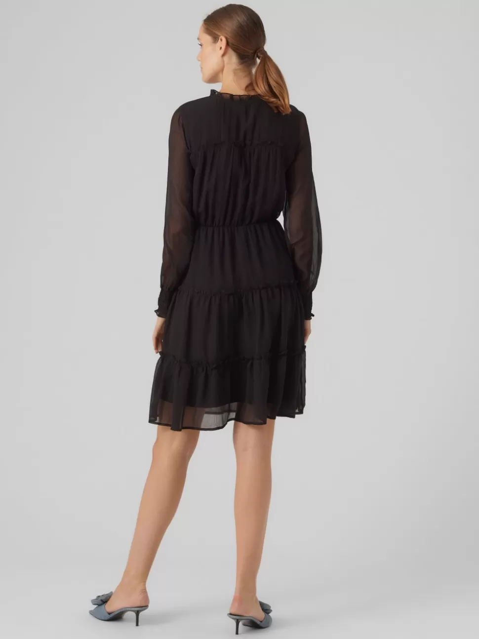 Klänningar^VERO MODA VMVANESSA Kort Klänning Black
