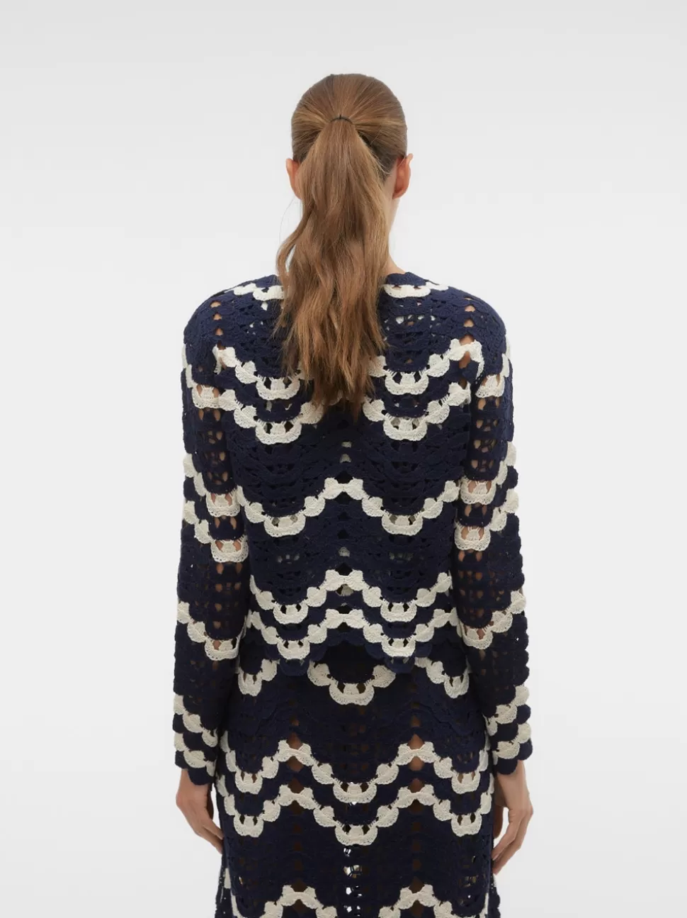 Stickat | Toppar^VERO MODA VMVENUS Pullover Navy Blazer