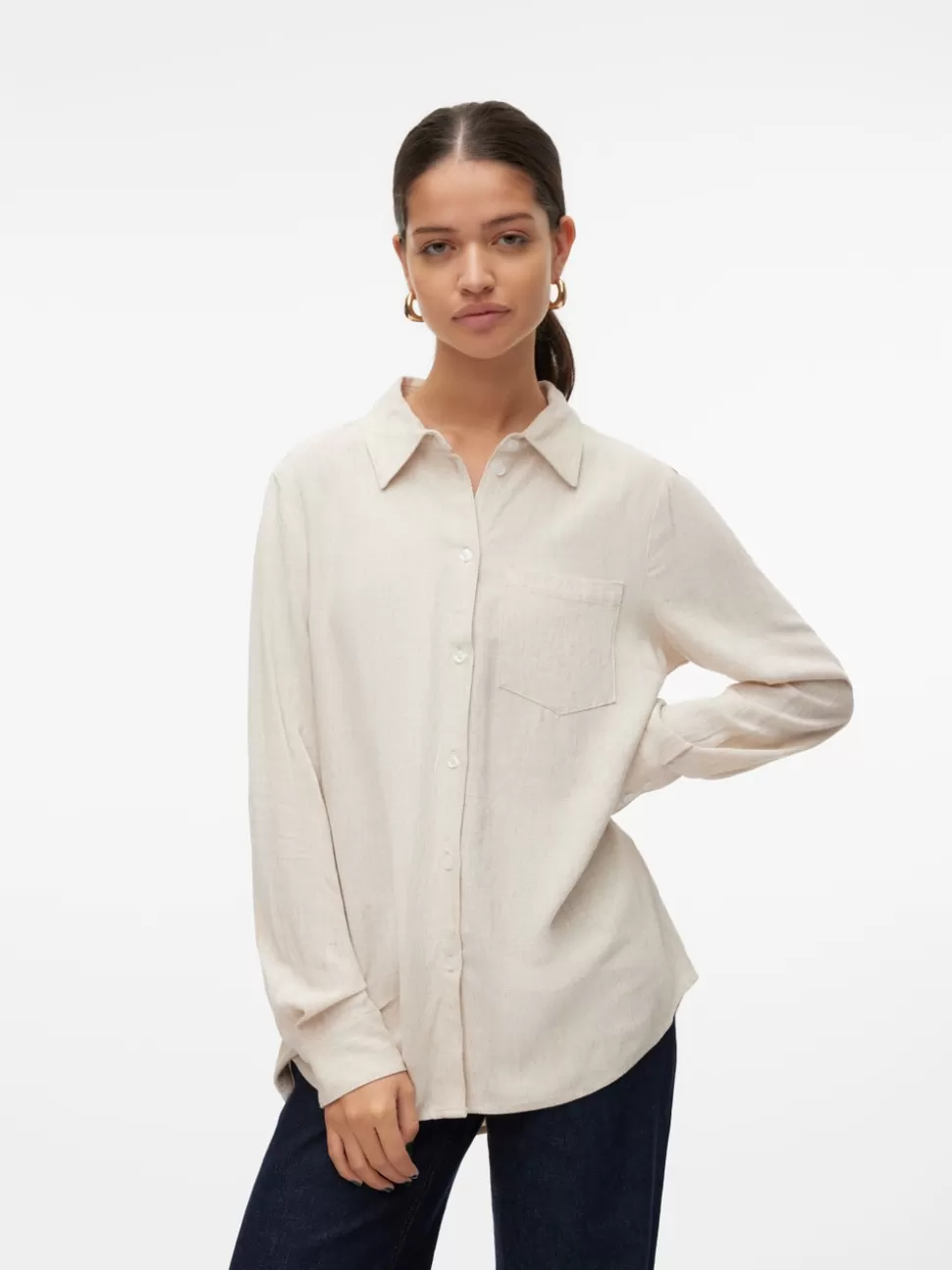 Skjortor | Toppar^VERO MODA VMVERA Skjorta Oatmeal