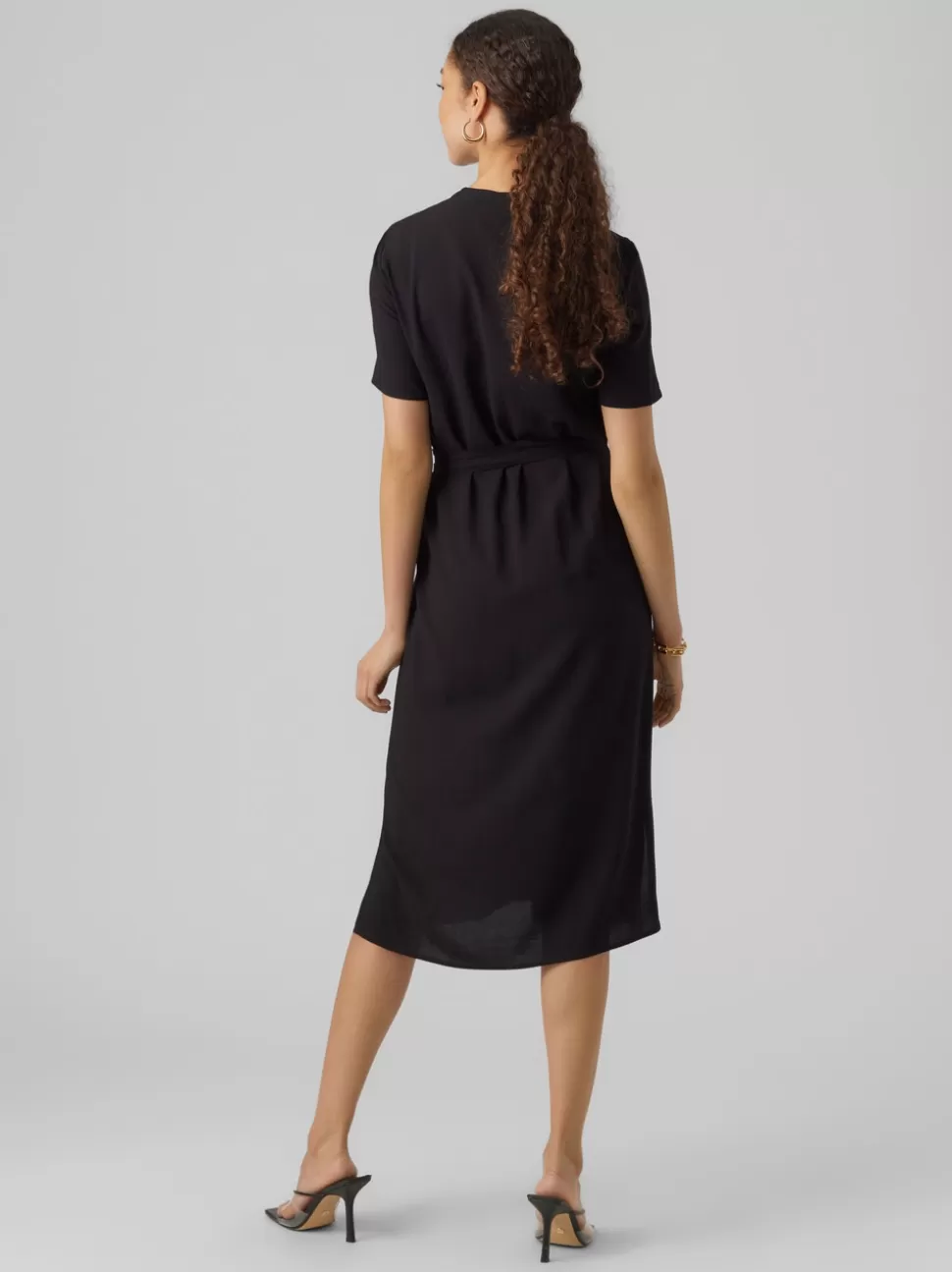 Klänningar^VERO MODA VMVICA Lång Klänning Black