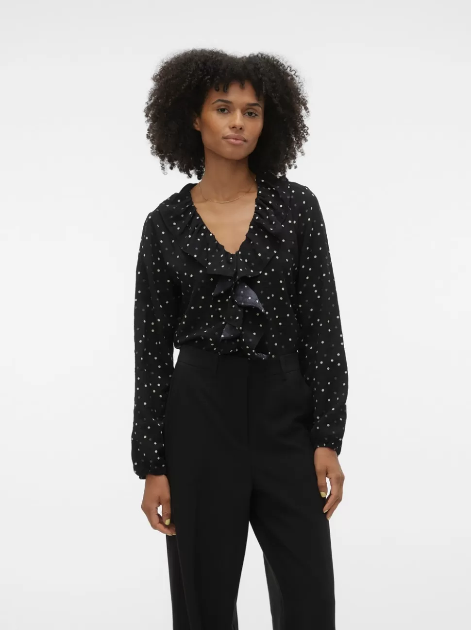 Toppar^VERO MODA VMVIDA Topp Black
