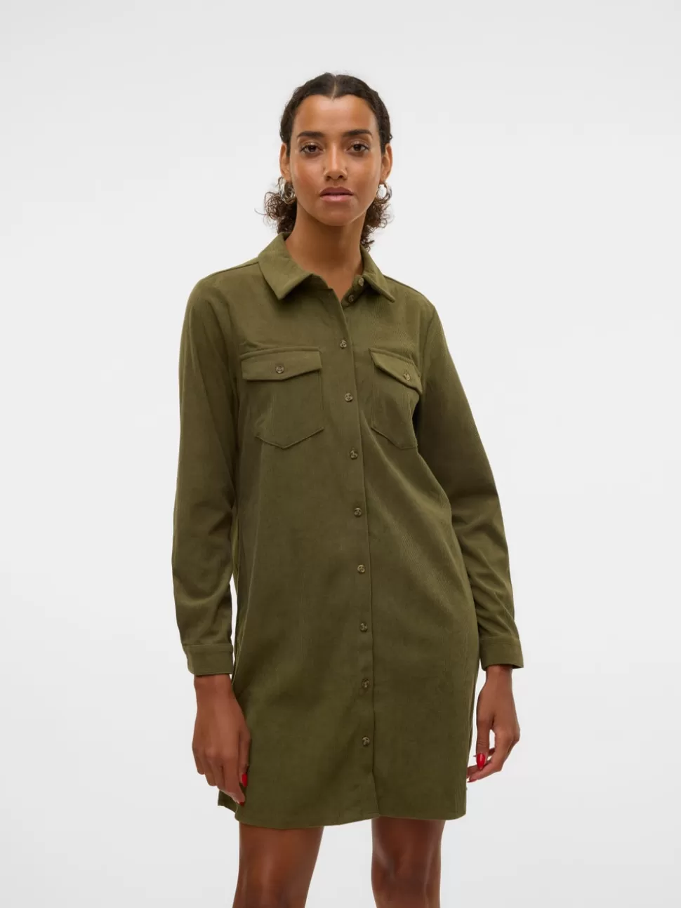 Klänningar^VERO MODA VMVILJA Kort Klänning Olive Night