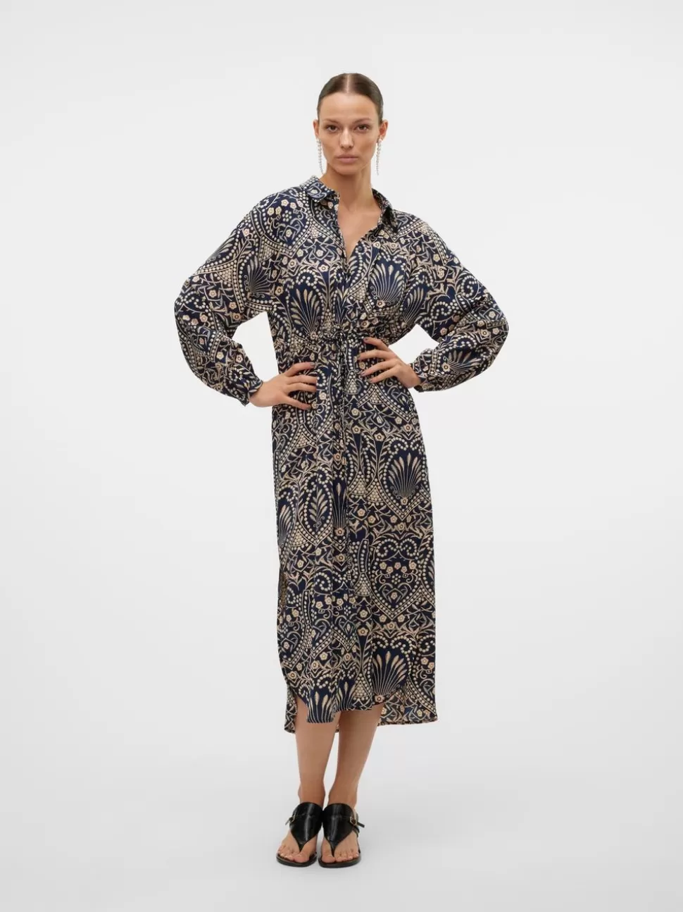 Klänningar^VERO MODA VMVILJA Midiklänning Navy Blazer
