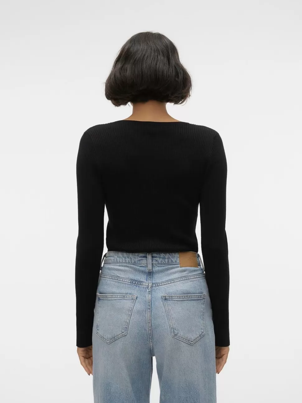 Stickat | Basics^VERO MODA VMVILJA Pullover Black