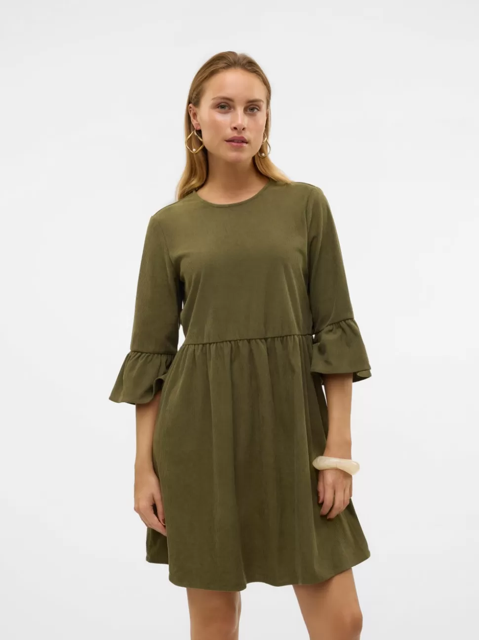 Klänningar^VERO MODA VMVILJA Sammetsklänning Olive Night