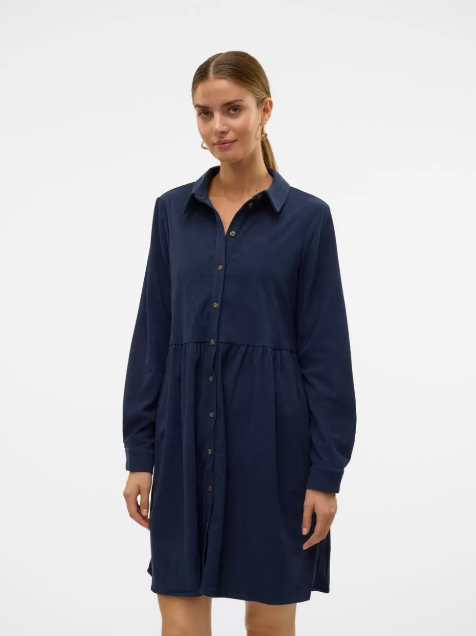 Klänningar^VERO MODA VMVILJA Sammetsklänning Navy Blazer