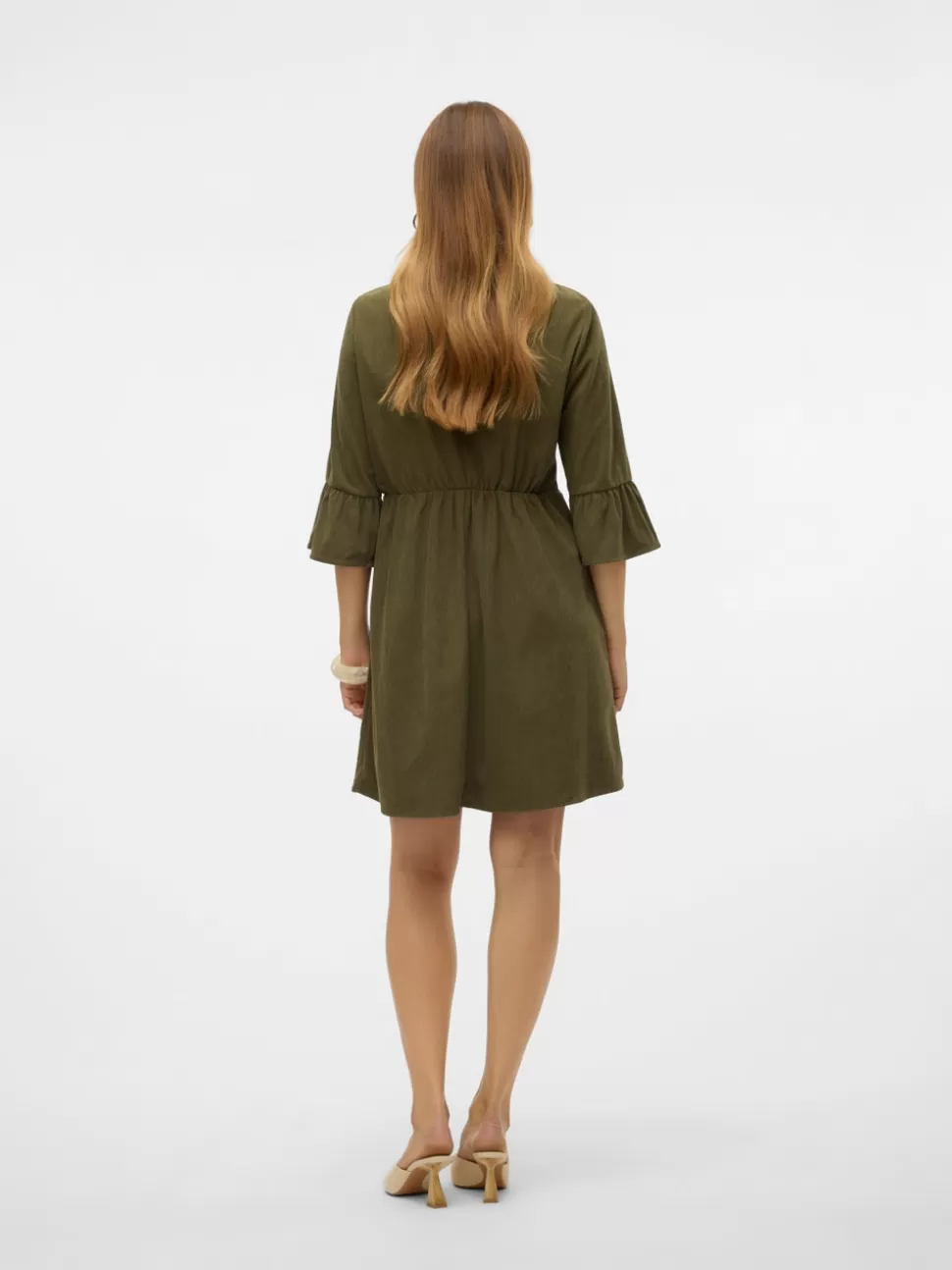 Klänningar^VERO MODA VMVILJA Sammetsklänning Olive Night