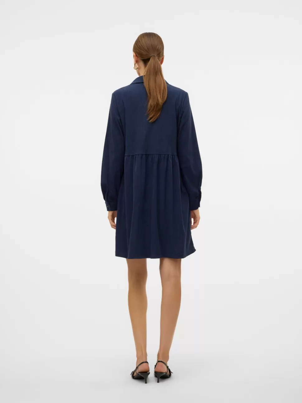 Klänningar^VERO MODA VMVILJA Sammetsklänning Navy Blazer
