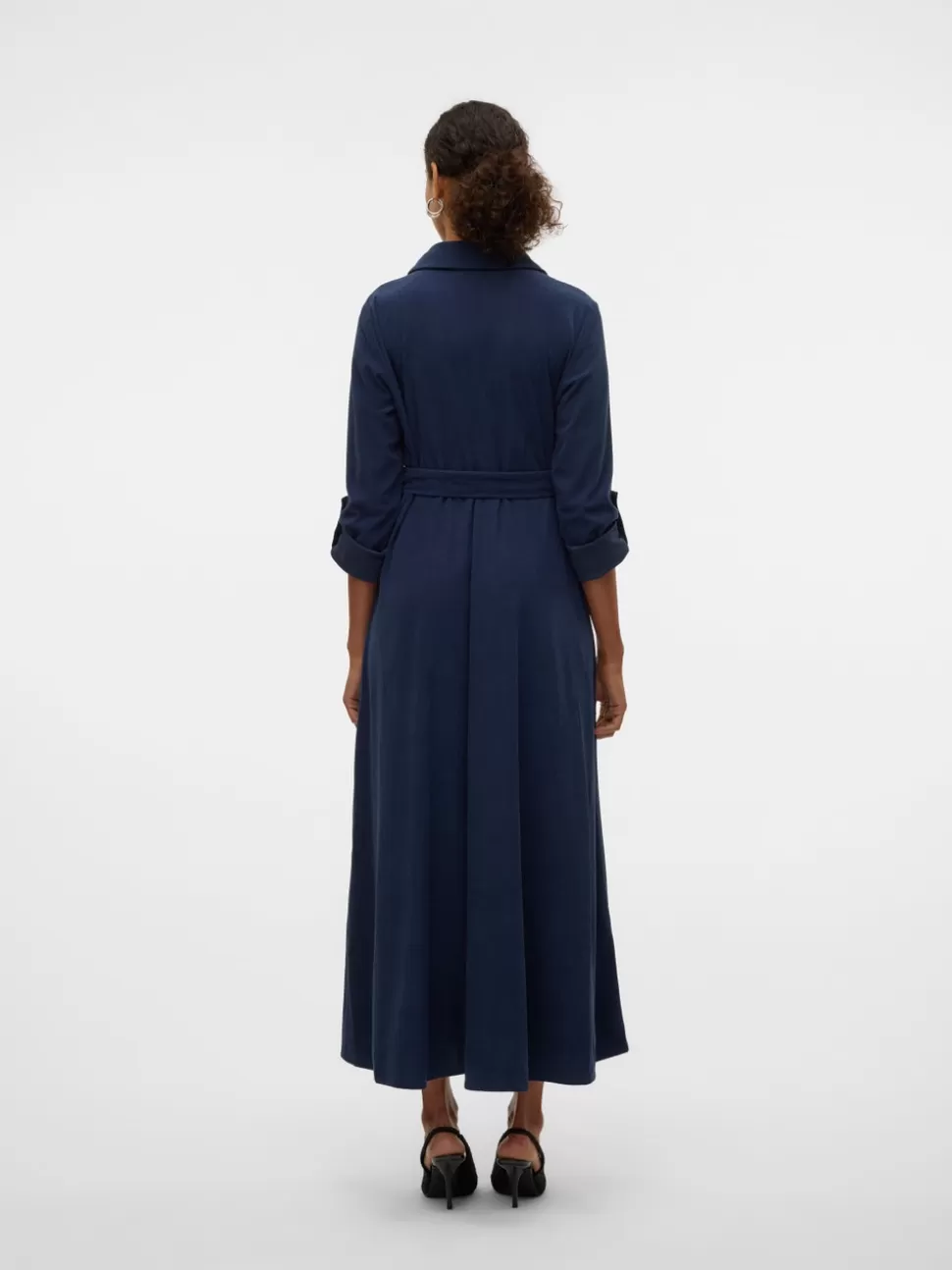 Klänningar^VERO MODA VMVILJA Sammetsklänning Navy Blazer