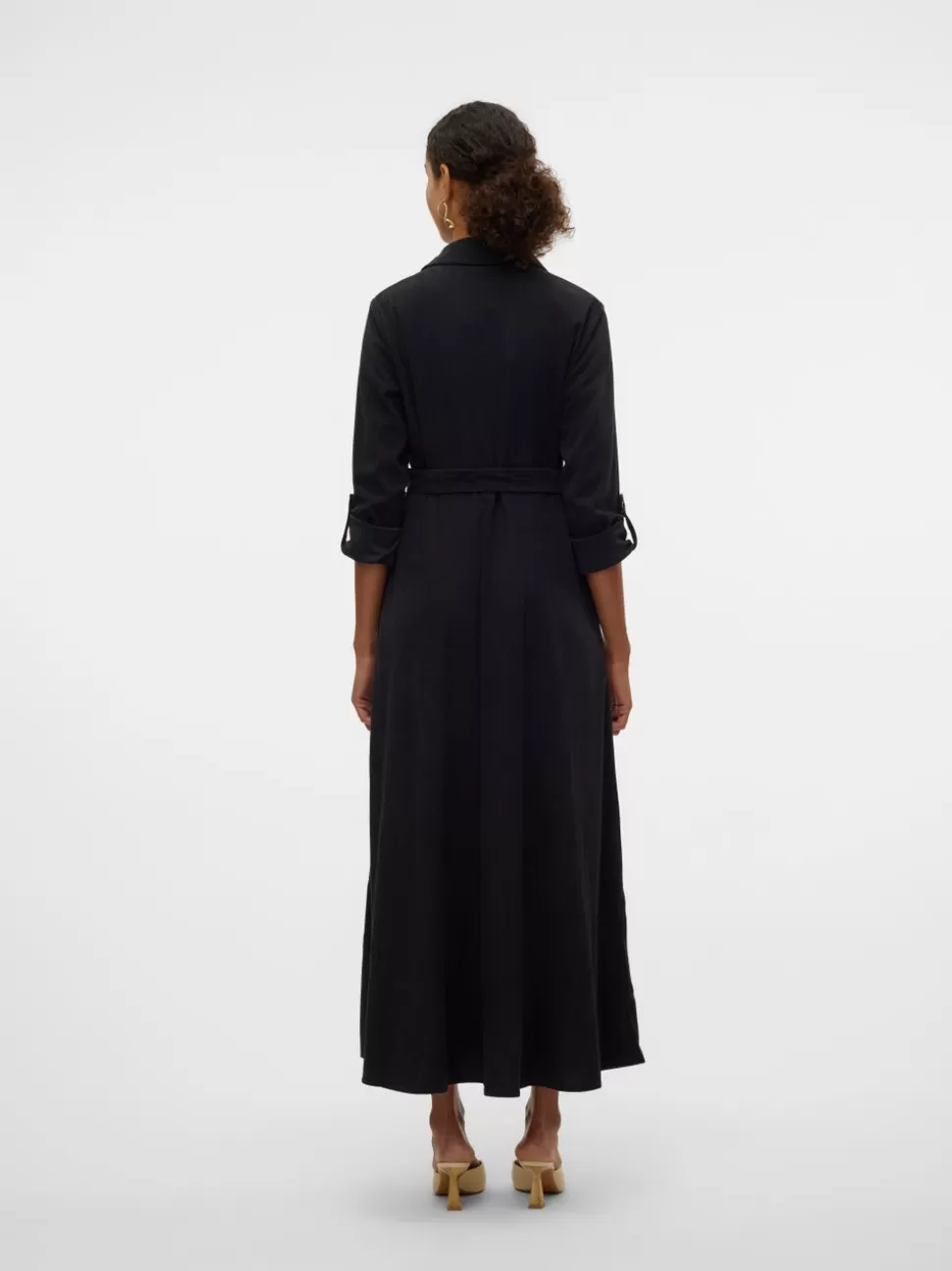 Klänningar^VERO MODA VMVILJA Sammetsklänning Black