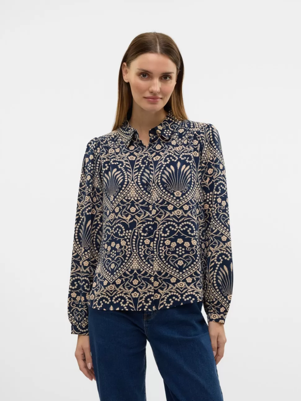 Skjortor | Toppar^VERO MODA VMVILJA Skjorta Navy Blazer