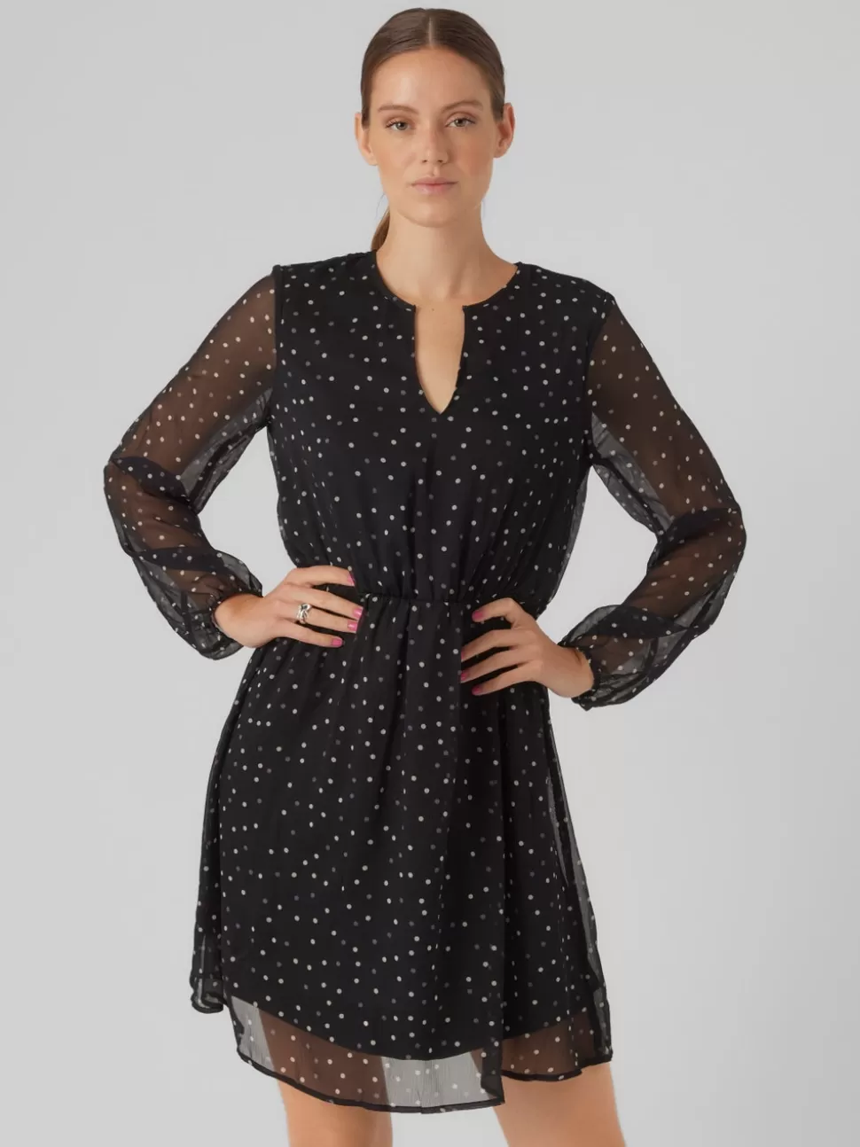 Klänningar^VERO MODA VMVILLA Kort Klänning Black