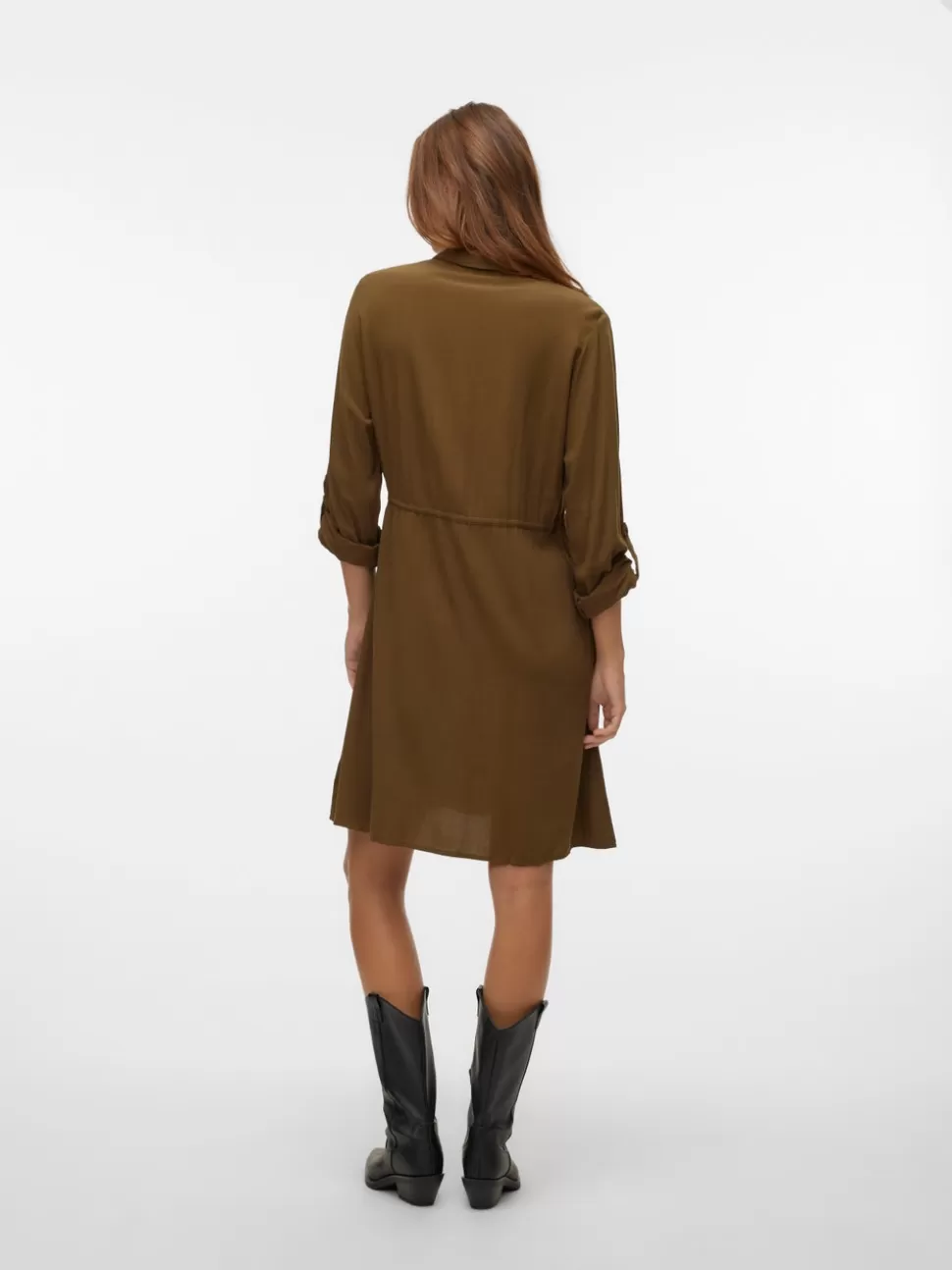 Klänningar^VERO MODA VMVILMA Kort Klänning Dark Olive