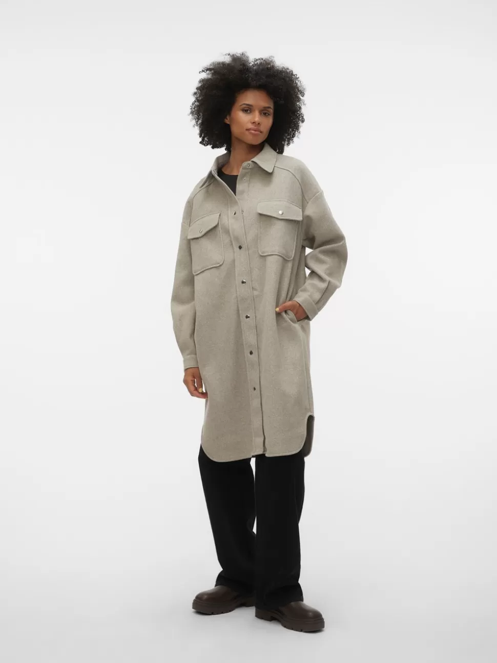 Jackor^VERO MODA VMVINCE Rock Silver Mink