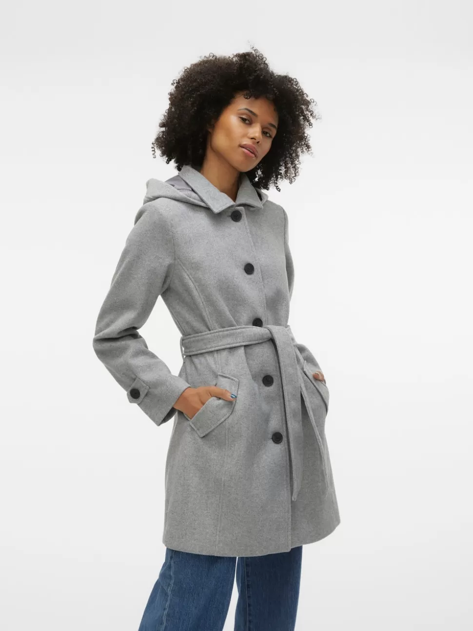 Jackor^VERO MODA VMVINCECHELSEA Rock Light Grey Melange