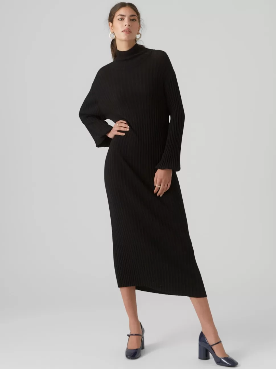 Klänningar^VERO MODA VMWIELD Lång Klänning Black