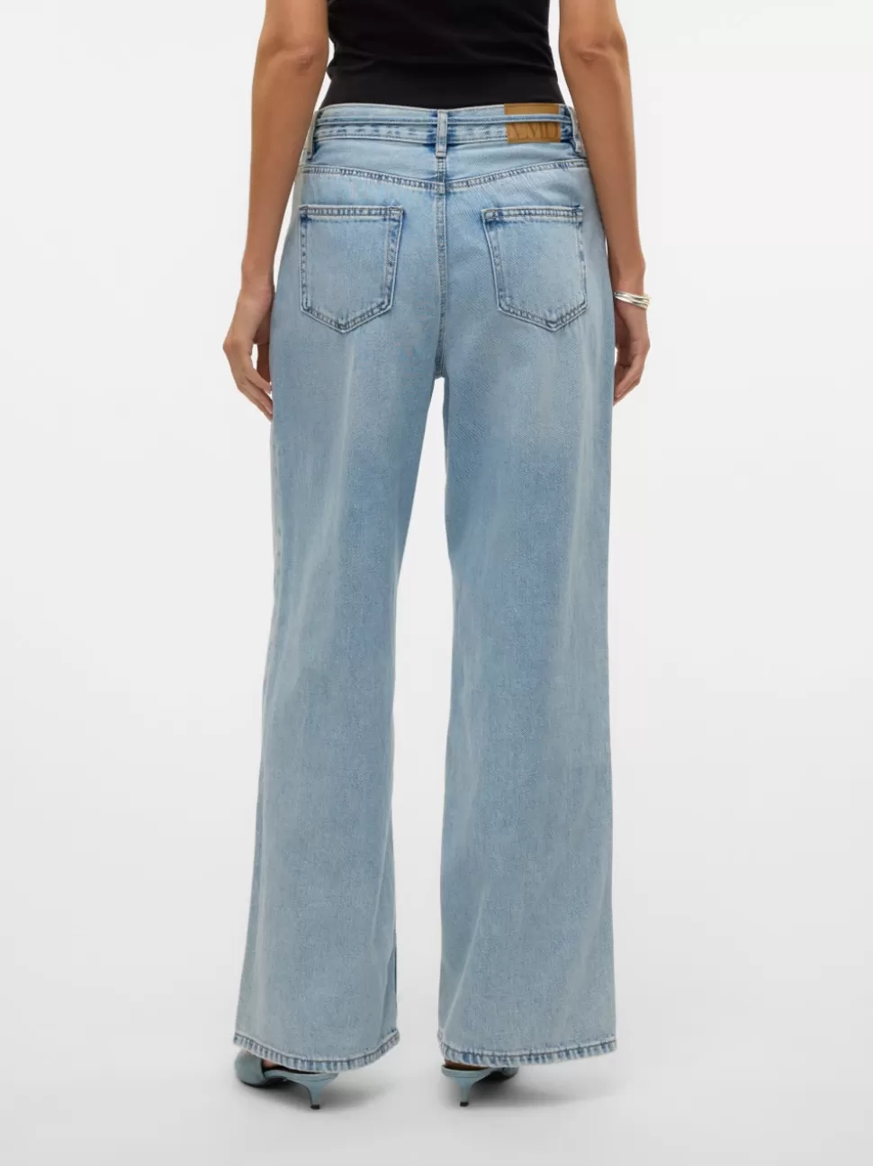Jeans^VERO MODA VMWIEN Medelhög Midja Vida Ben Jeans Light Blue Denim