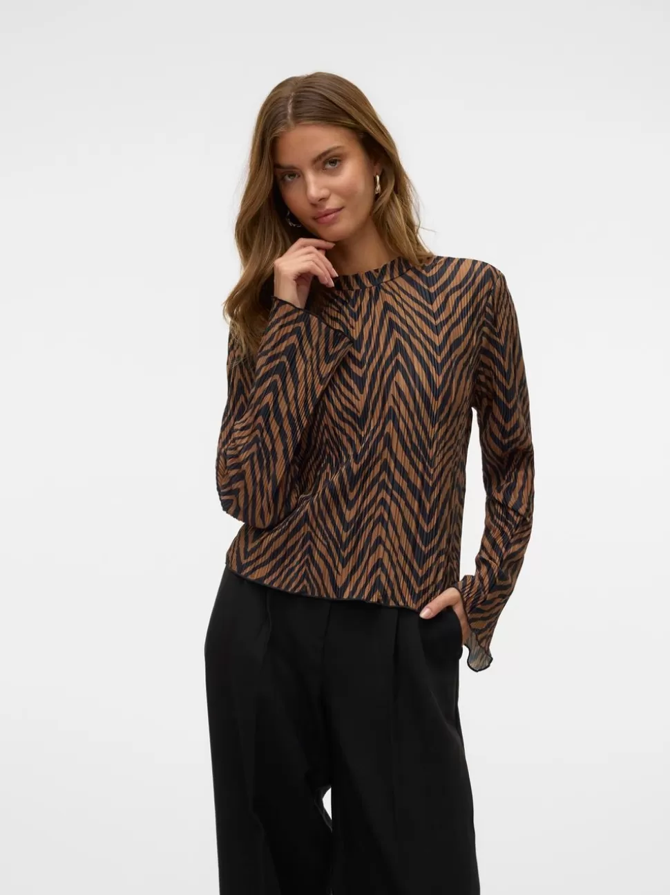 Toppar^VERO MODA VMWILHELMINA Topp Chocolate Torte