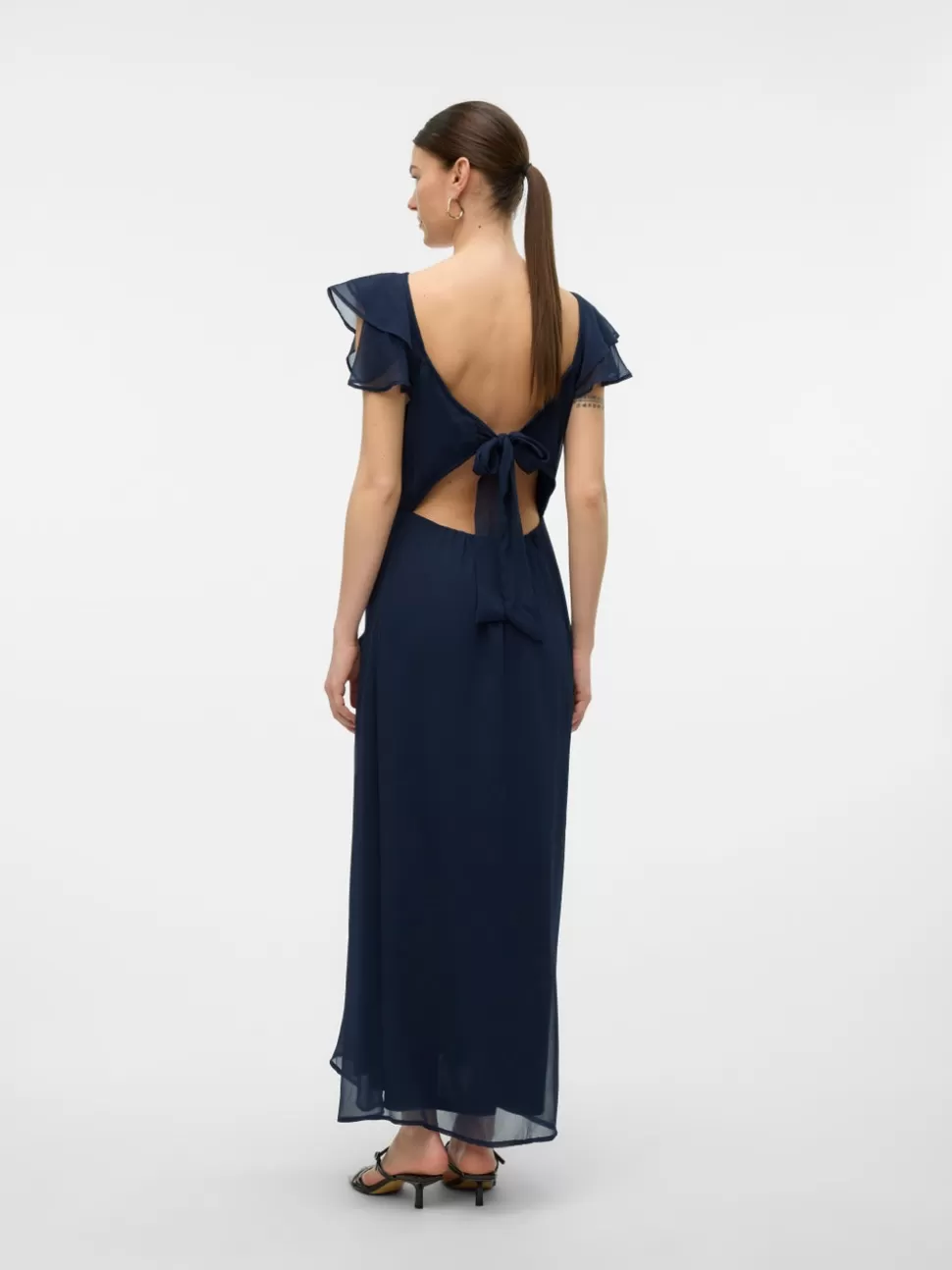 Klänningar^VERO MODA VMWONDA Lång Klänning Navy Blazer