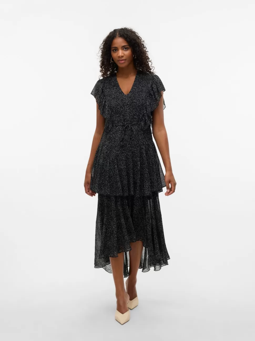 Klänningar | Festkläder^VERO MODA VMYLLDES Lång Klänning Black