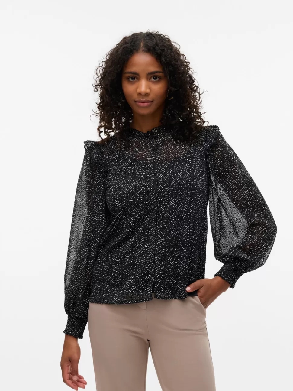 Festkläder | Toppar^VERO MODA VMYLLDES Topp Black