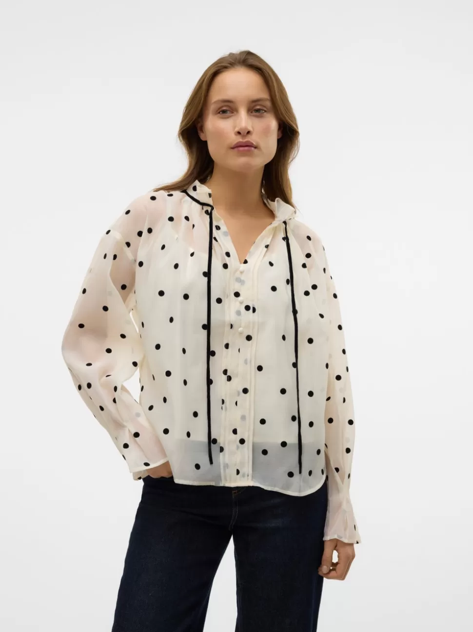 Toppar^VERO MODA VMYOJA Topp Snow White
