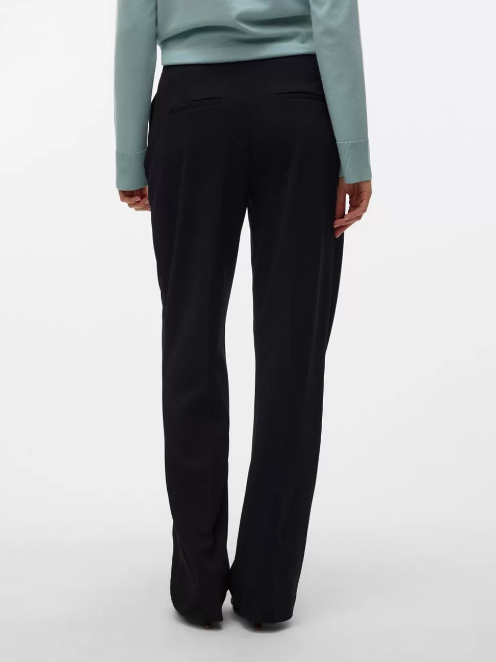 Byxor | Basics^VERO MODA VMZAMIRA Hög Midja Byxor Black