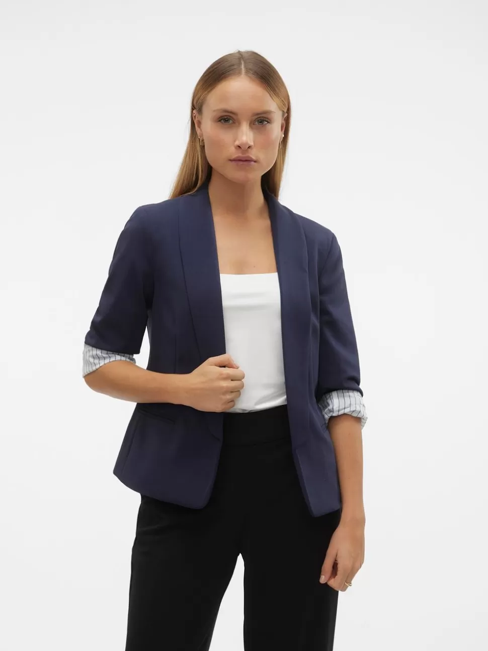 Kavajer^VERO MODA VMZAMIRA Kavaj Navy Blazer