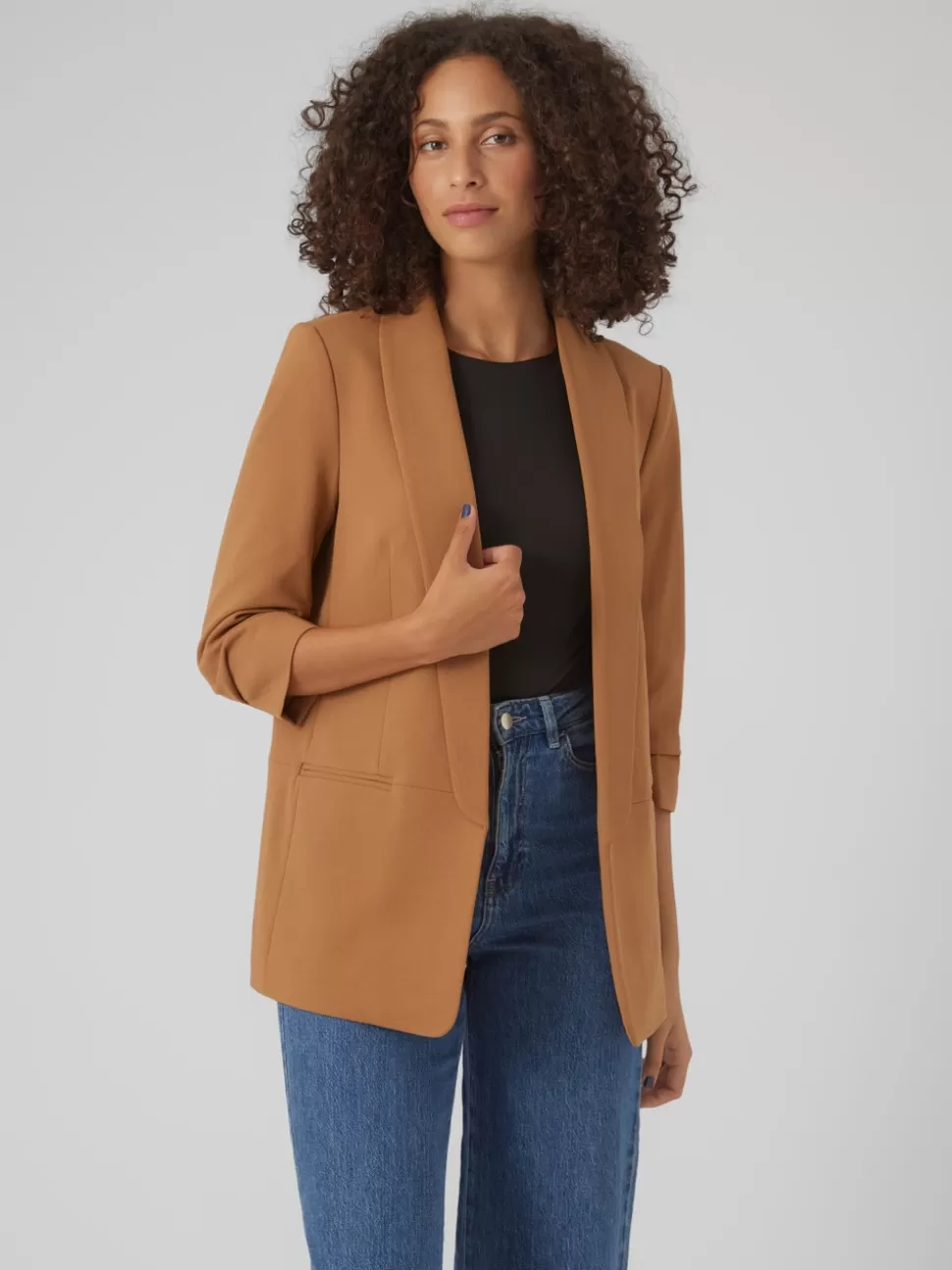 Kavajer | Basics^VERO MODA VMZAMIRA Kavaj Tobacco Brown